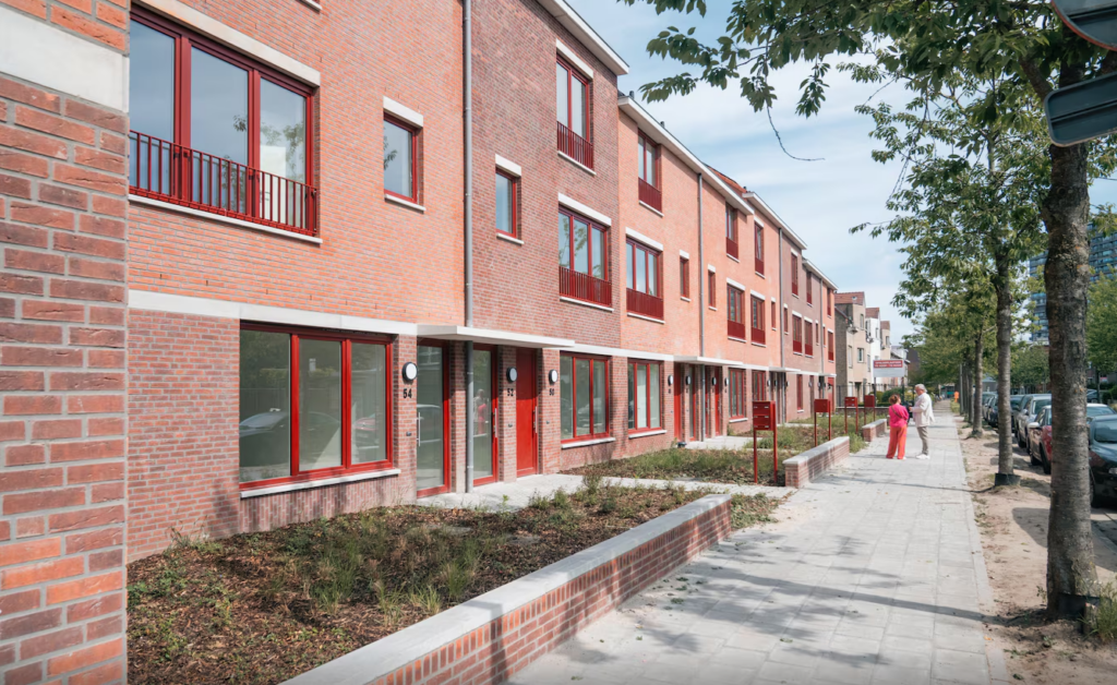 Nieuwe CBO sociale woningen in de Vuurmolenstraat in Wilrijk